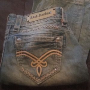 Rock Revival jeans 28/34” bling